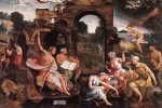 Saul and the witch of Endor, Jacob Cornelisz van Oostsanen, 1526.