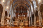 Nef et orgue de la cathédrale Sainte-Cécile d'Albi, dans le département du Tarn, par Benh Lieu Song, 2009.