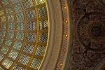 Tiffany’s Dome 1, dessiné par J. A. Holtzer (1897). Preston Bradley Hall, Chicago Cultural Center.