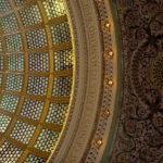 Tiffany’s Dome 1, dessiné par J. A. Holtzer (1897). Preston Bradley Hall, Chicago Cultural Center.