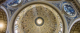 Coupole de la Basilique St Pierre, Vatican. Photographie par Jean-Christophe Benoist.