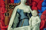 La Vierge et l'Enfant entourés d'anges, Jean Fouquet, vers 1452-1455