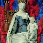 La Vierge et l'Enfant entourés d'anges, Jean Fouquet, vers 1452-1455